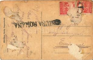 Nagyszalonta, Salonta; Városháza, Salamon Ármin, Schwimmer Ignác üzlete, ruharaktár. Kiadja Döme Kár...