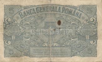 Románia/német megszállás 1917. 25b(1x), 50b(1x), 1L(5x), 2L(2x), 5L(2x) klf lila és fekete román ell...