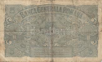 Románia/német megszállás 1917. 25b(1x), 50b(1x), 1L(5x), 2L(2x), 5L(2x) klf lila és fekete román ell...