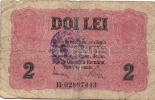 Románia/német megszállás 1917. 25b(1x), 50b(1x), 1L(5x), 2L(2x), 5L(2x) klf lila és fekete román ell...