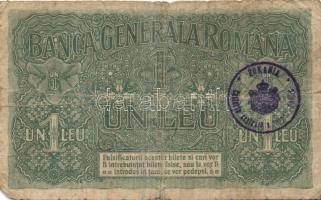 Románia/német megszállás 1917. 25b(1x), 50b(1x), 1L(5x), 2L(2x), 5L(2x) klf lila és fekete román ell...