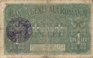 Románia/német megszállás 1917. 25b(1x), 50b(1x), 1L(5x), 2L(2x), 5L(2x) klf lila és fekete román ell...
