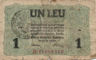 Románia/német megszállás 1917. 25b(1x), 50b(1x), 1L(5x), 2L(2x), 5L(2x) klf lila és fekete román ell...