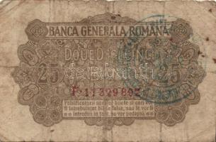 Románia/német megszállás 1917. 25b(1x), 50b(1x), 1L(5x), 2L(2x), 5L(2x) klf lila és fekete román ell...