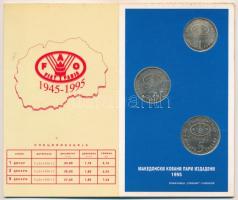 Macedónia 1995. 1D-5D "FAO" (3xklf) forgalmi sor T:1
Macedonia 1995. 1 Denar - 5 Denar &q...