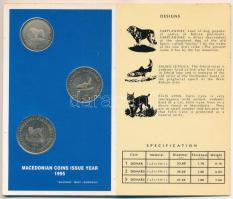 Macedónia 1995. 1D-5D "FAO" (3xklf) forgalmi sor T:1
Macedonia 1995. 1 Denar - 5 Denar &q...