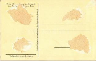 Serie II. Tkaní na krosne, Verchovin. Podkarp. Rusi. Jos. Zeibrdlicha / Szövés szövőszéken Kárpátalj...