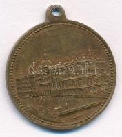 Német Birodalom ~1906. "II. Vilmos császár és Viktória császárné" Cu emlékérem füllel (22m...