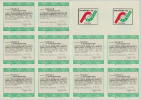 Budapest 1993. "A Szolnoki Meződgazdasági Gépgyártó és Szolgáltató Részvénytársaság" részv...