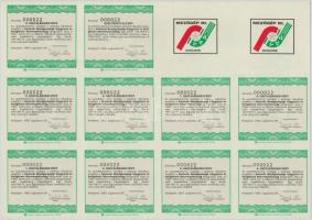 Budapest 1993. "A Szolnoki Meződgazdasági Gépgyártó és Szolgáltató Részvénytársaság" részv...