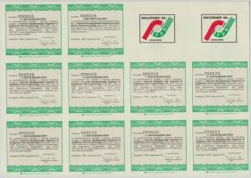 Budapest 1993. "A Szolnoki Meződgazdasági Gépgyártó és Szolgáltató Részvénytársaság" részv...