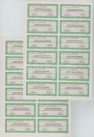 Békéscsaba 2000. "Agrimill-Agrimpex Rt." részvény 1000Ft-ról (2x) sorszámkövetők T:I-