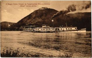 A Magyar Királyi Folyam- és Tengerhajózási Részvénytársaság (MFTR) Margit termes gőzöse, Klösz György és Fia / Hungarian passenger steamship