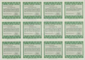 Budapest 1992. "Ramovill Szolgáltató és Kereskedelmi Részvénytársaság" részvénye 10.000Ft-...