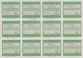 Budapest 1992. "Ramovill Szolgáltató és Kereskedelmi Részvénytársaság" részvénye 10.000Ft-...