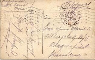 Der kleine Kreuzer "Zenta" und Torpedobootzerstörer "Ulan" im Kampf mit der gesa...