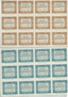 Budapest 1992. "Kontrax Irodtechnika Részvénytársaság" részvénye 1000Ft-ról (2x), sorszámk...