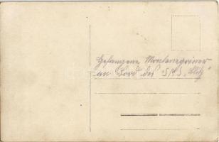 SMS Blitz Osztrák-Magyar Monarchia Komet-osztályú torpedóhajója (őrhajója), hadifoglyok (?) a fedélz...