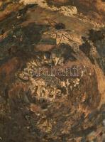 cca 1910 Gerhardi & Co  szamovár, jelzett,  apró horpadással és karcolásokkal, m: 37 cm