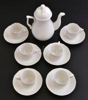 Herendi hiányos mokkás készlet, jelzett (mélynyomás), hibátlan