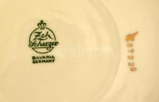 Bavaria Zeh Scherzer tál, matricás, kopott, jelzett, 33×30 cm