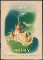 2 db turista kiadvány: Erdély északi része és a Székelyföld. ca, 1940. Orsz. M. Idegenforgalmi hivat...
