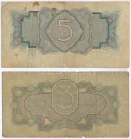 Szovjetunió 1934. 3R + 5R T:III,III- fo.
Soviet Union 1934. 3 Rubles + 5 Rubles C:F,VG spots