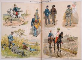 Köppen, Fedor (von): Az európai haderők ismertetése. 118 legfinomabb kivitelű szinnyomatu képpel és ...