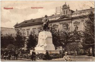 1908 Nagyvárad, Oradea; Szacsvay szobor / statue