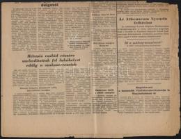 1956 Népakarat. I. évf. 6. sz. 1956. nov. 18., szakadozott