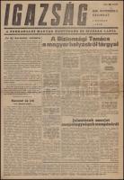 1956 Igazság. I. évf. 9. sz., 1956. nov. 3., szakadozott.