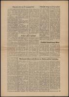 1956 Népszabadság. I. évf. 18. sz., 1956. nov. 27., kis hiánnyal, plusz egy másik szám két lapja