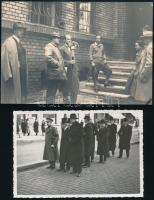 26 darabos régi fotó városképek, híres személyek, tájképek, több pecséttel jelzett