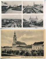 8 db RÉGI erdélyi városképes lap / 8 pre-1945 Transylvanian town-view postcards