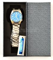 Seiko fémszíjas férfi karóra, automata, működik, eredeti tokjában, újszerű állapotban