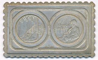 1981. "Bartók Béla / A kékszakállú herceg vára" jelzett Ag bélyegérem (~4,6g/0.835/37x23mm...