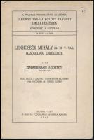 1942 Zimmermann Ágoston: Lenhossék Mihály ig. és t. tag, másodelnök emlékezete. MTA Elhúnyt Tagjai Fölött Tartott Emlékbeszédek. XIII. köt. 11. sz. Bp., Sárkány-ny., 51 p.