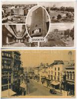 Kb. 50 db főleg MODERN angol városképes lap / Cca. 50 mostly modern British town-view postcards