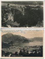 Kb. 30 db RÉGI külföldi városképes lap / Cca. 30 pre-1945 European town-view postcards