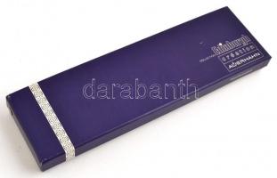 Tranchierbesteck  Húsvilla és kés, porcelán nyéllel, eredeti dobozában, h: 32 és 28 cm