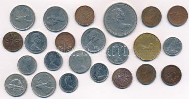 Kanada 1965-1989. 1c-1$ (23x) T:1-,2,2- Canada 1965-1989. 1 Cent - 1 Dollar (23x) C:AU,XF,VF