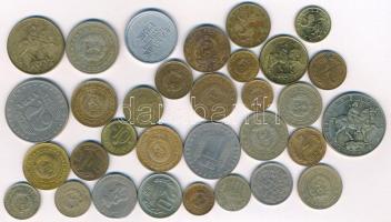 Bulgária 1906-1992. 31db-os vegyes fémpénz tétel + 1db Al érem T:2,2- Bulgaria 1906-1992. 31pcs of various coins + 1pc Al medal C:XF,VF