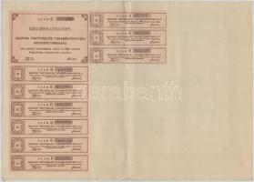 Budapest 1910. "Magyar Tisztviselők Takarékpénztára Részvénytársaság" bemutatóra szóló rés...