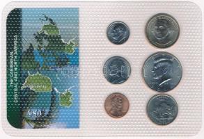 Amerikai Egyesült Államok 2004-2010. 1c-1$ (6xklf) lezárt fólia tokban T:1
USA 2004-2010. 1 Cent -1...