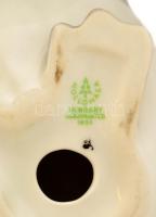 Hollóházi réce pár, kézzel festett, jelzett, apró kopás nyomokkal, m: 21 cm