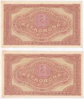 1920. 2K "2aa" (2x) sorszámkövetők T:I-
