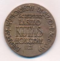 Kutas László (1936-) DN "Mary Poppins" Br névjegyérem (41,5mm) T:1-