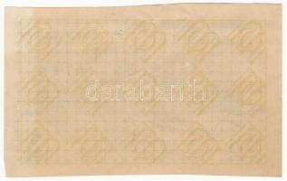 ~1946. "58. Magyar Osztálysorsjáték" Harmadik osztály egynegyed sorsjegye, "SCHWARTZ ...