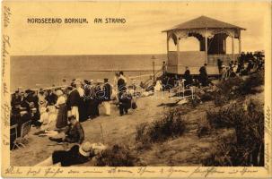 Borkum, Am Strand / beach, pavilion