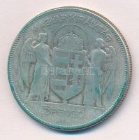 1930. 5P Ag "Horthy jobbra" T:3 
Adamo P8